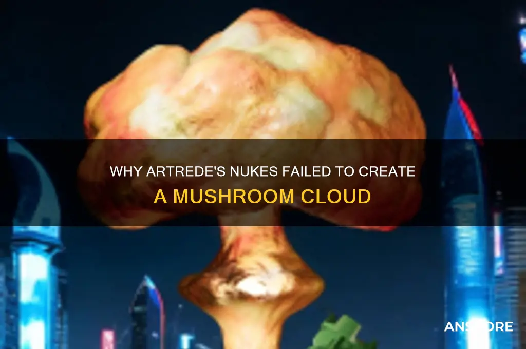 why didnt the atredes nukes make a mushroom