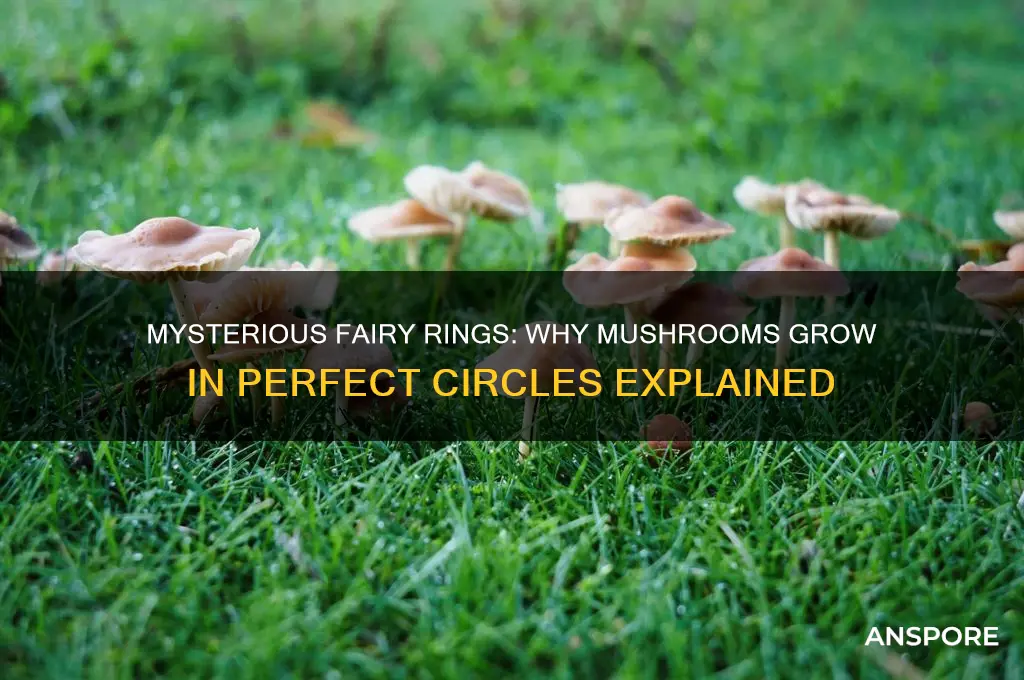 why do mushroom grow in circles