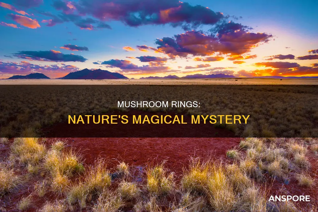 why do mushroom rings form