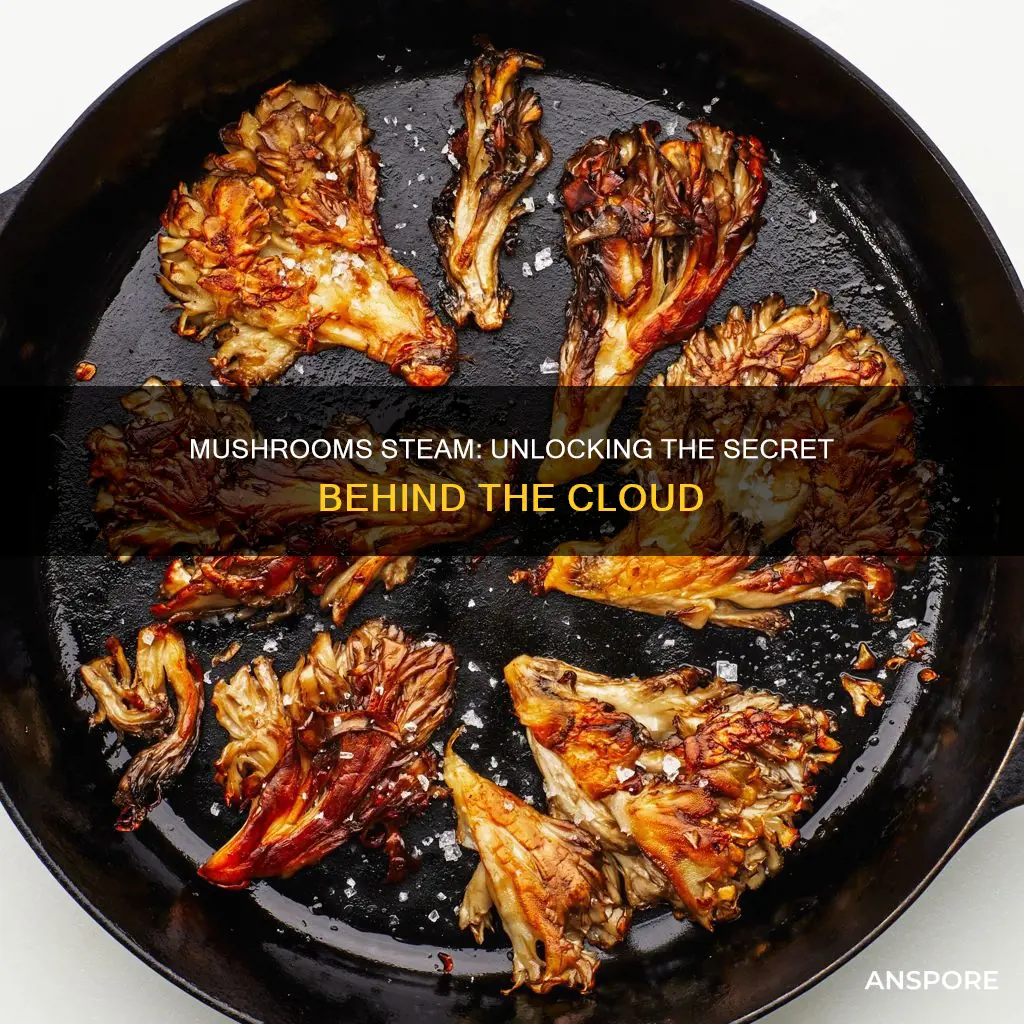 why do mushrooms steam