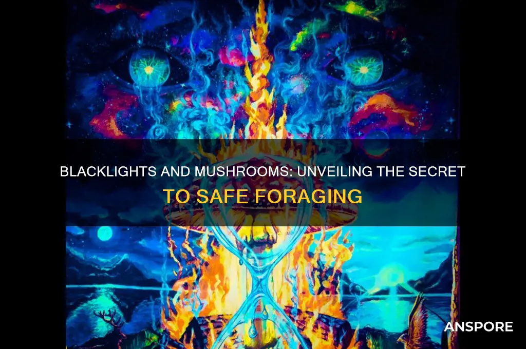 why do people use blacklights when picking mushrooms