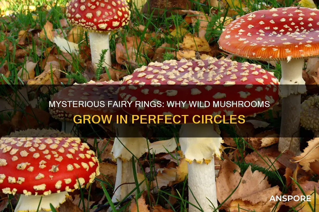 why do wild mushrooms grow in a circle