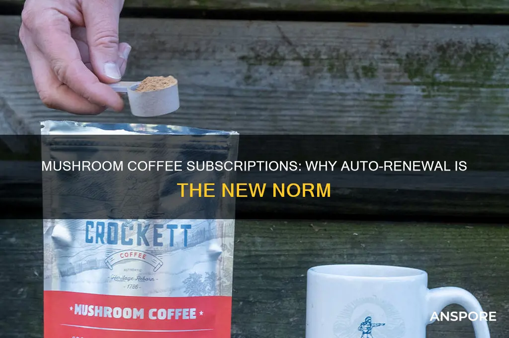 why does every mushroom coffee make you subscribe