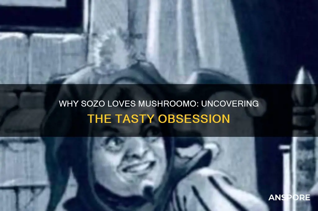 why does sozo eat mushroomo