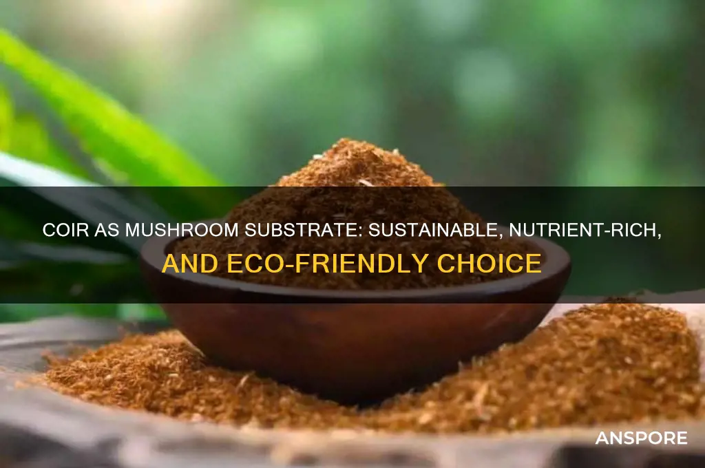 why is coir a good mushroom substrate