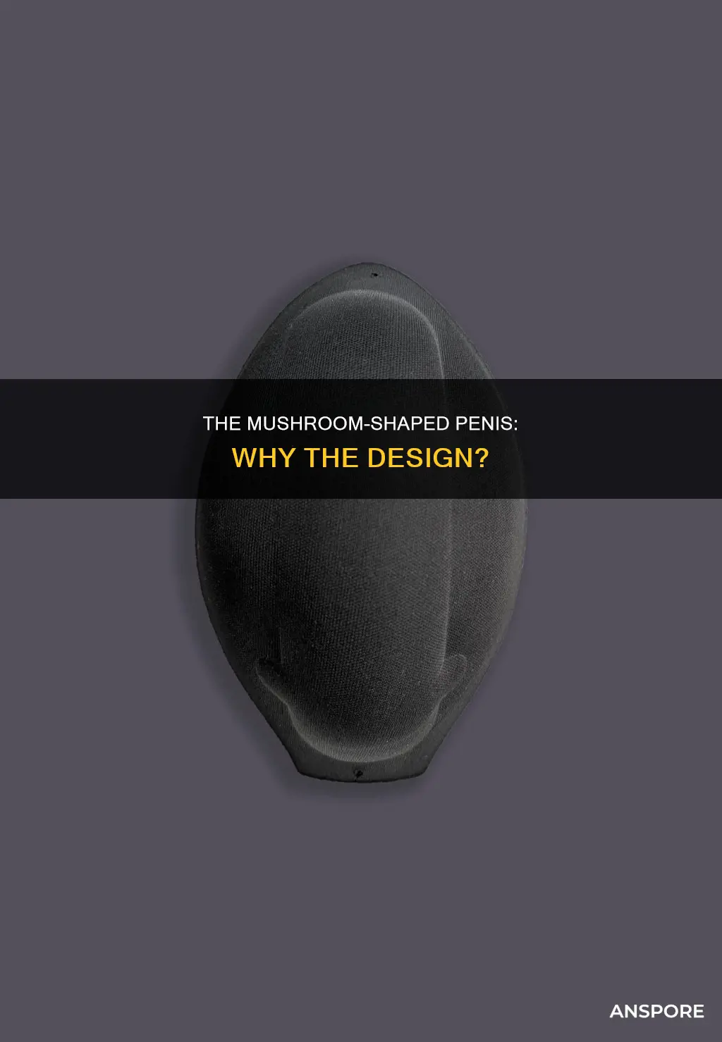 why is penish mushroom shaped