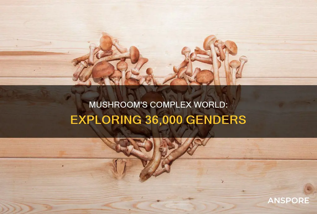 why mushrooms have 36000 genders