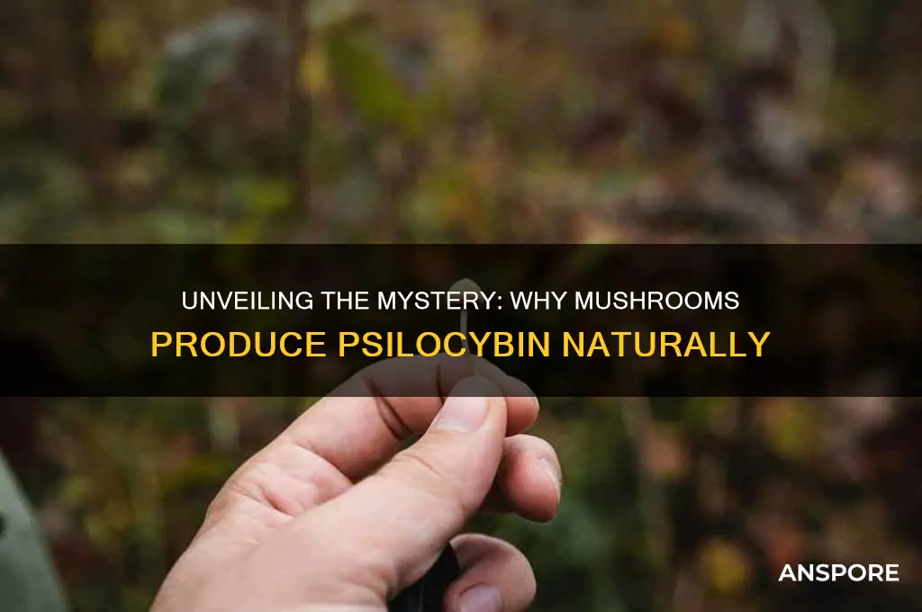 why mushrooms make pslyocibine