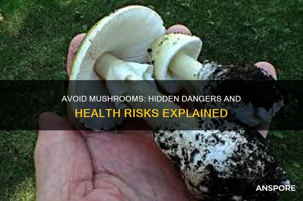 why not to eat mushrooms