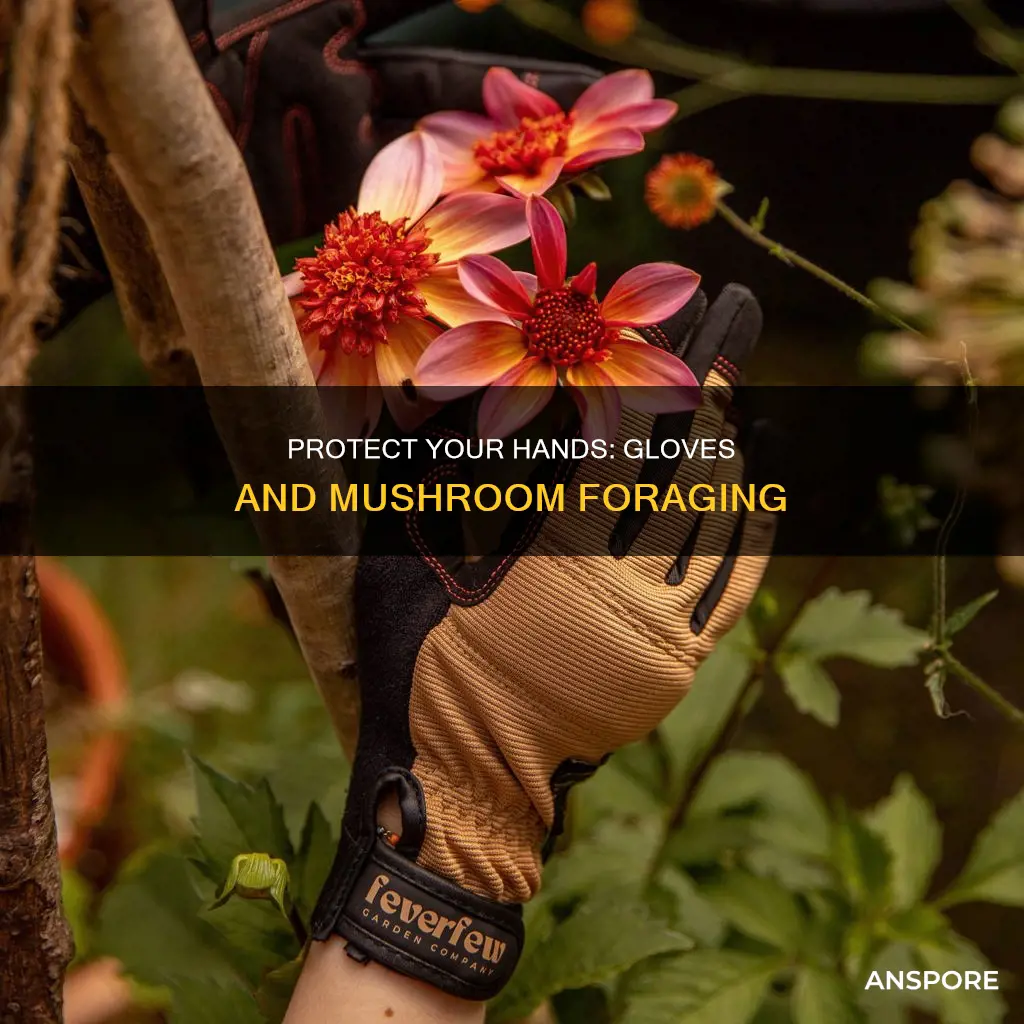 why wear gloves wiht mushrooms