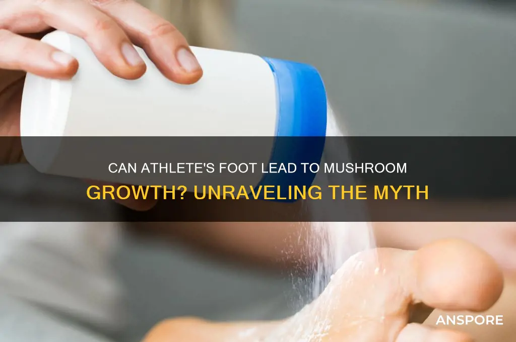will athletes foot grow mushrooms