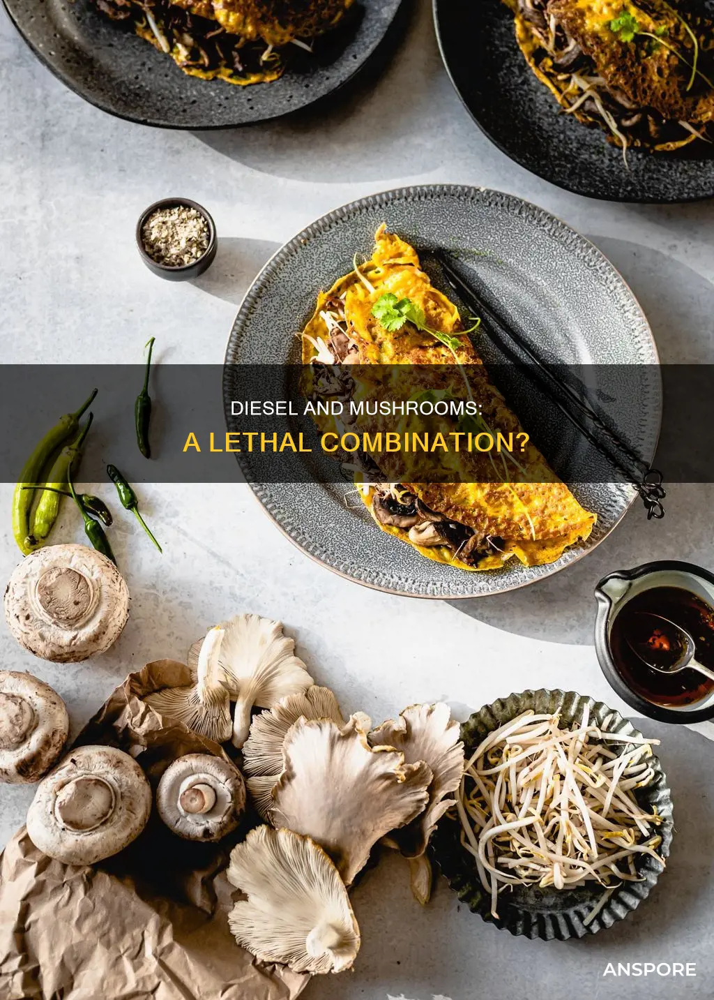 will diesel kill mushrooms