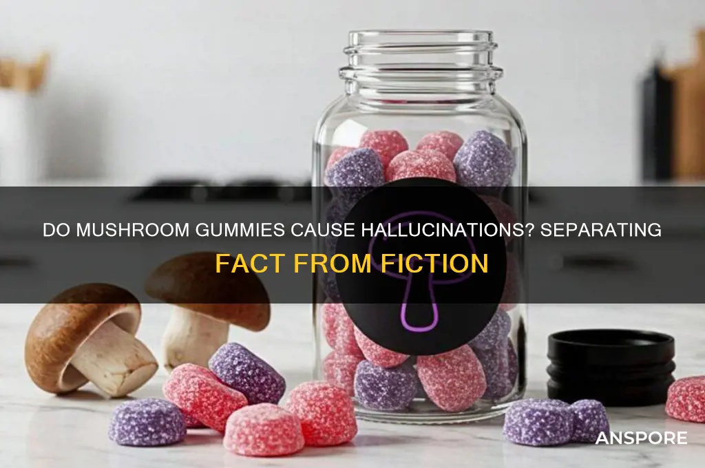 will mushroom gummies make you see things
