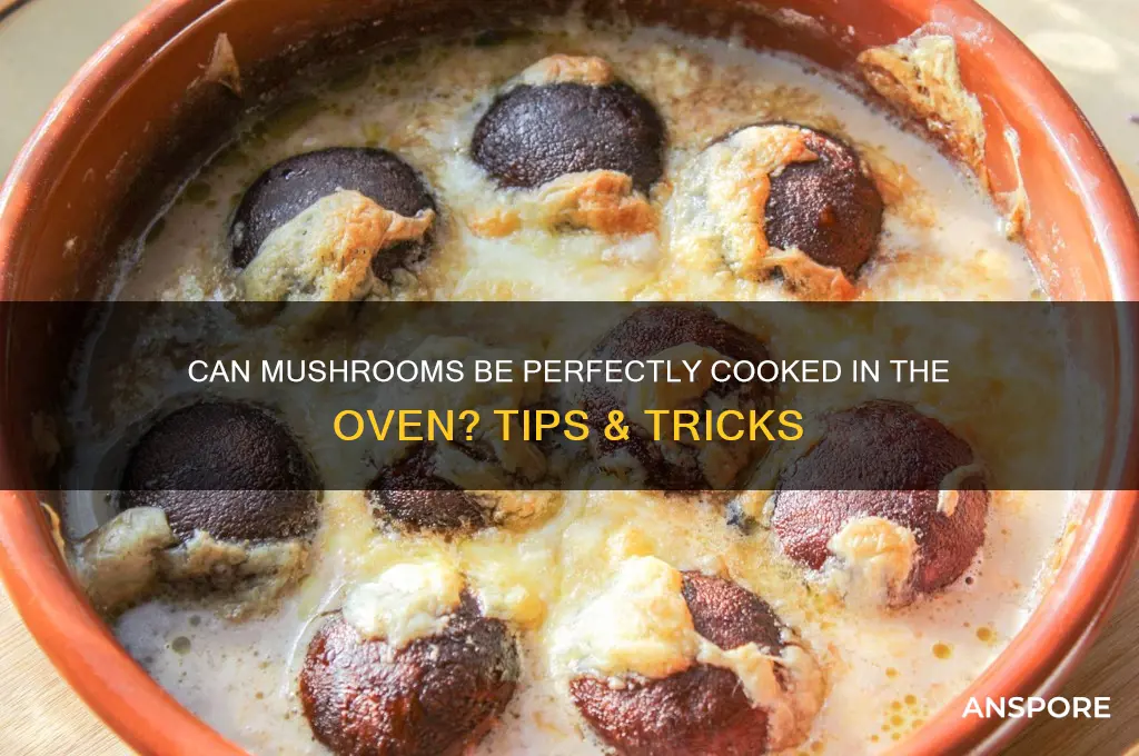 will mushrooms cook in the oven
