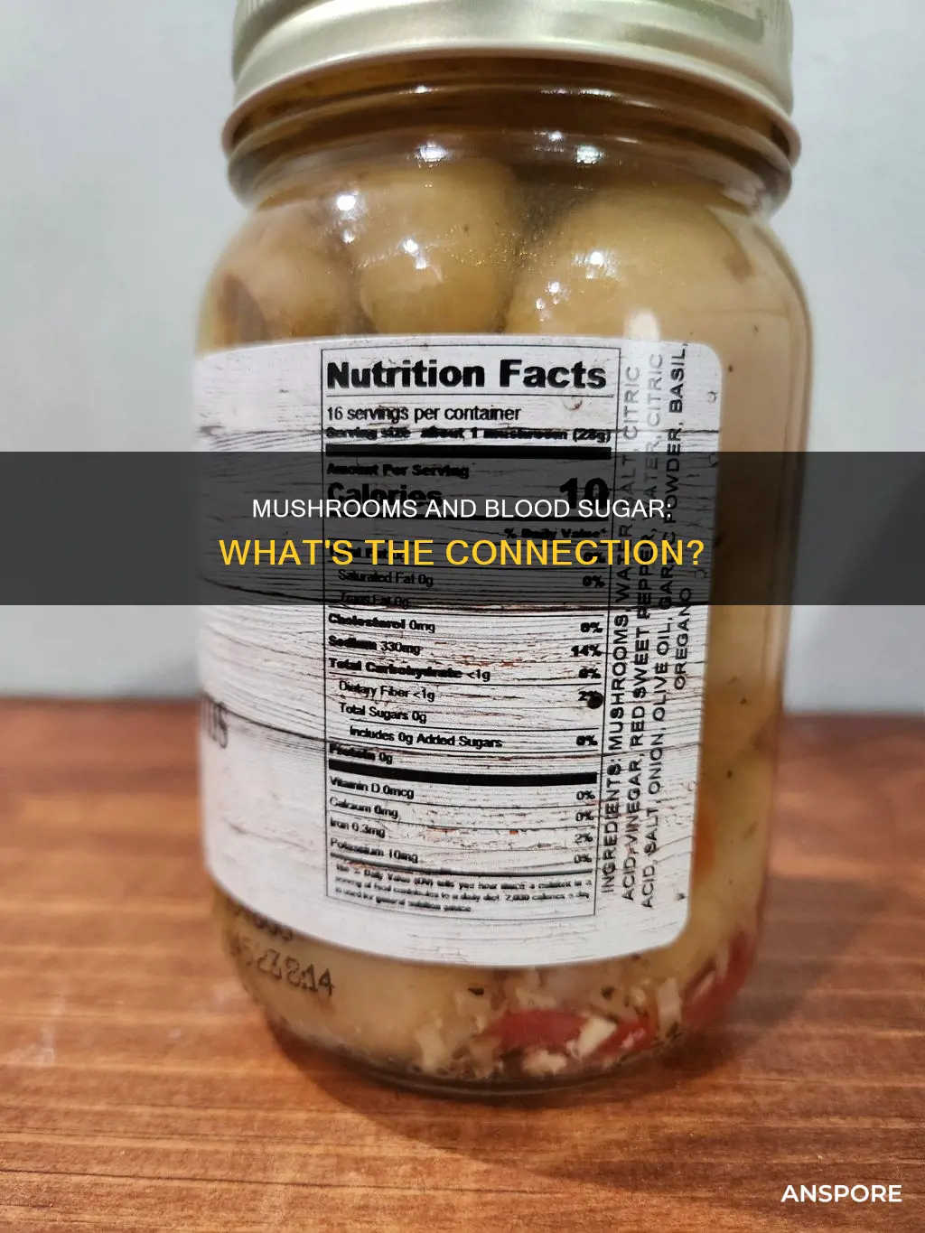 will mushrooms raise blood sugar