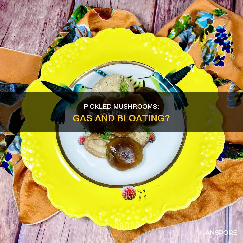 will pickled mushrooms cause gas