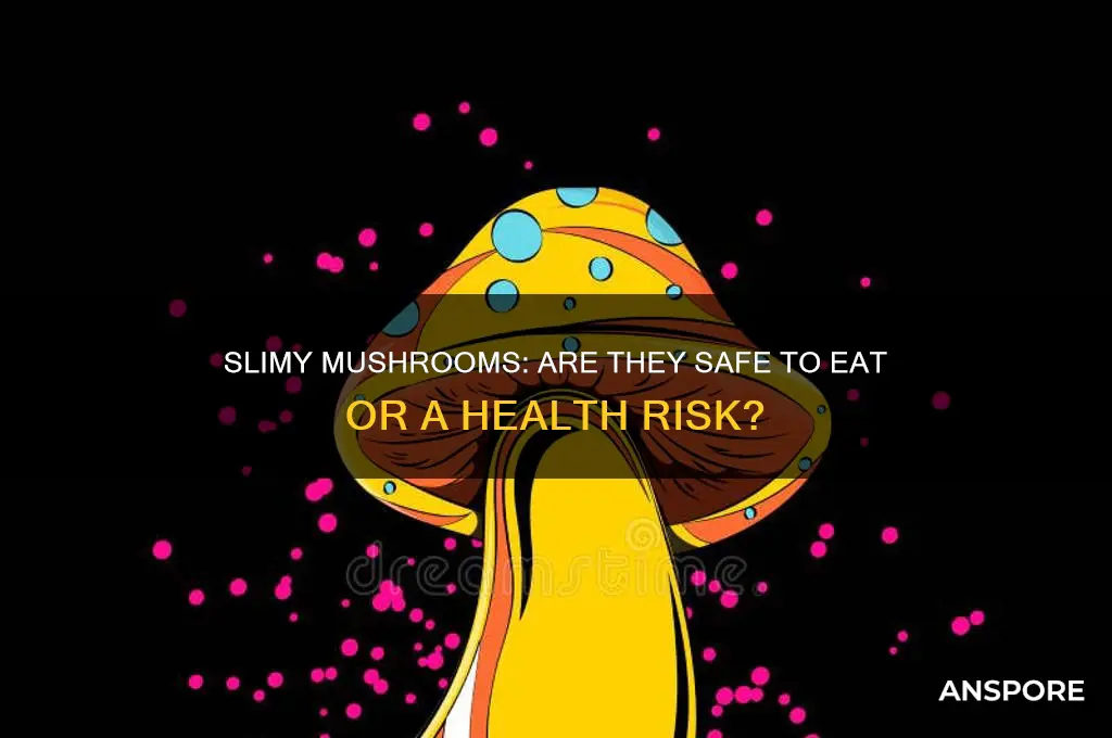 will slimy mushrooms make you sick