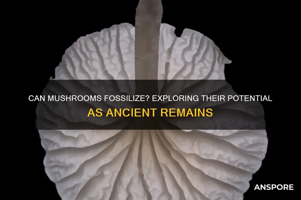 would a mushroom make a good fossil